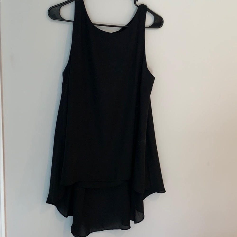 High-low ladies tank top